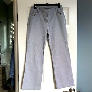 Ann Taylor navy & white pants